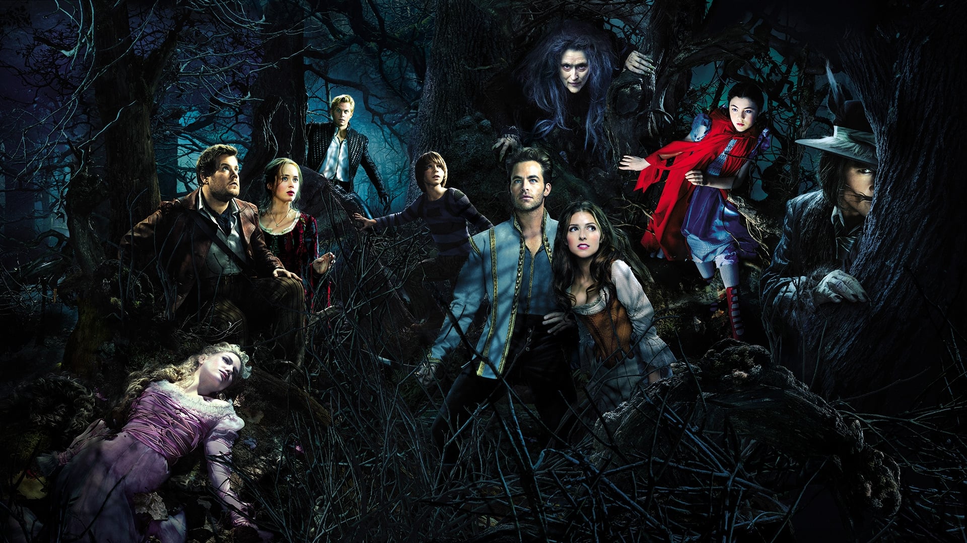Banner Phim Khu Rừng Cổ Tích (Into the Woods)