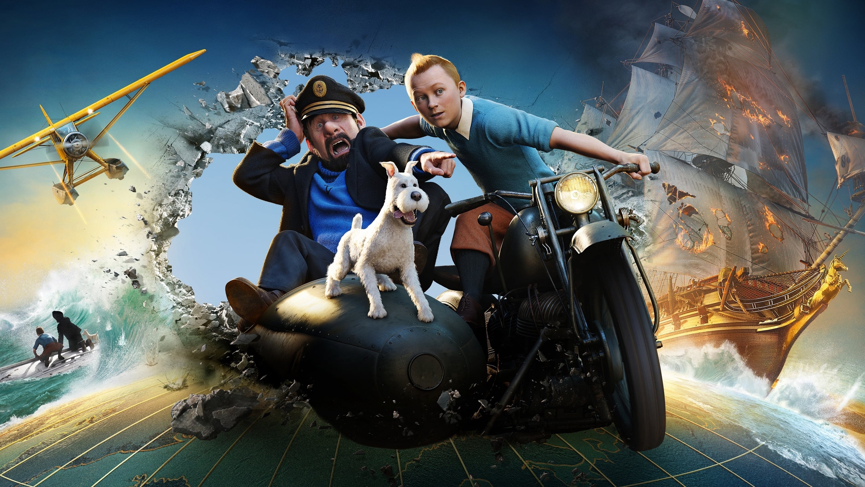 Banner Phim Những Cuộc Phiêu Lưu Của Tintin (The Adventures of Tintin)