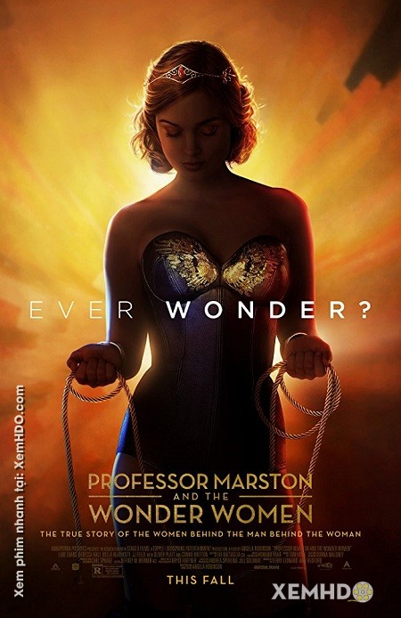 Banner Phim Sự Hình Thành Wonder Woman (Professor Marston And The Wonder Women)