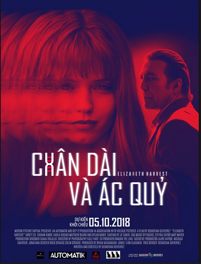 Poster Phim Chân Dài và Ác Quỷ (Elizabeth Harvest)