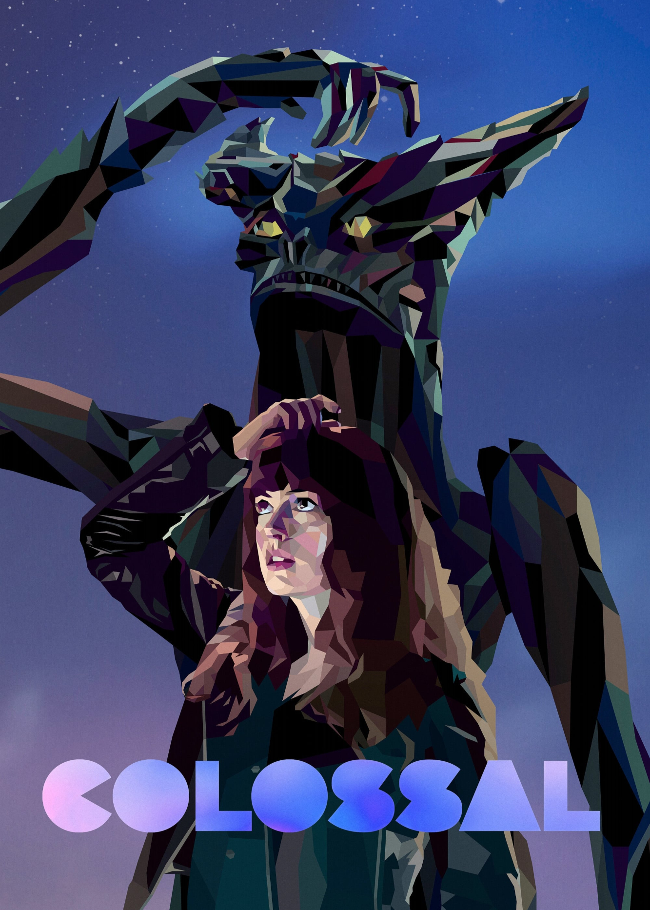 Poster Phim Cô Gái và Gã Khổng Lồ (Colossal)