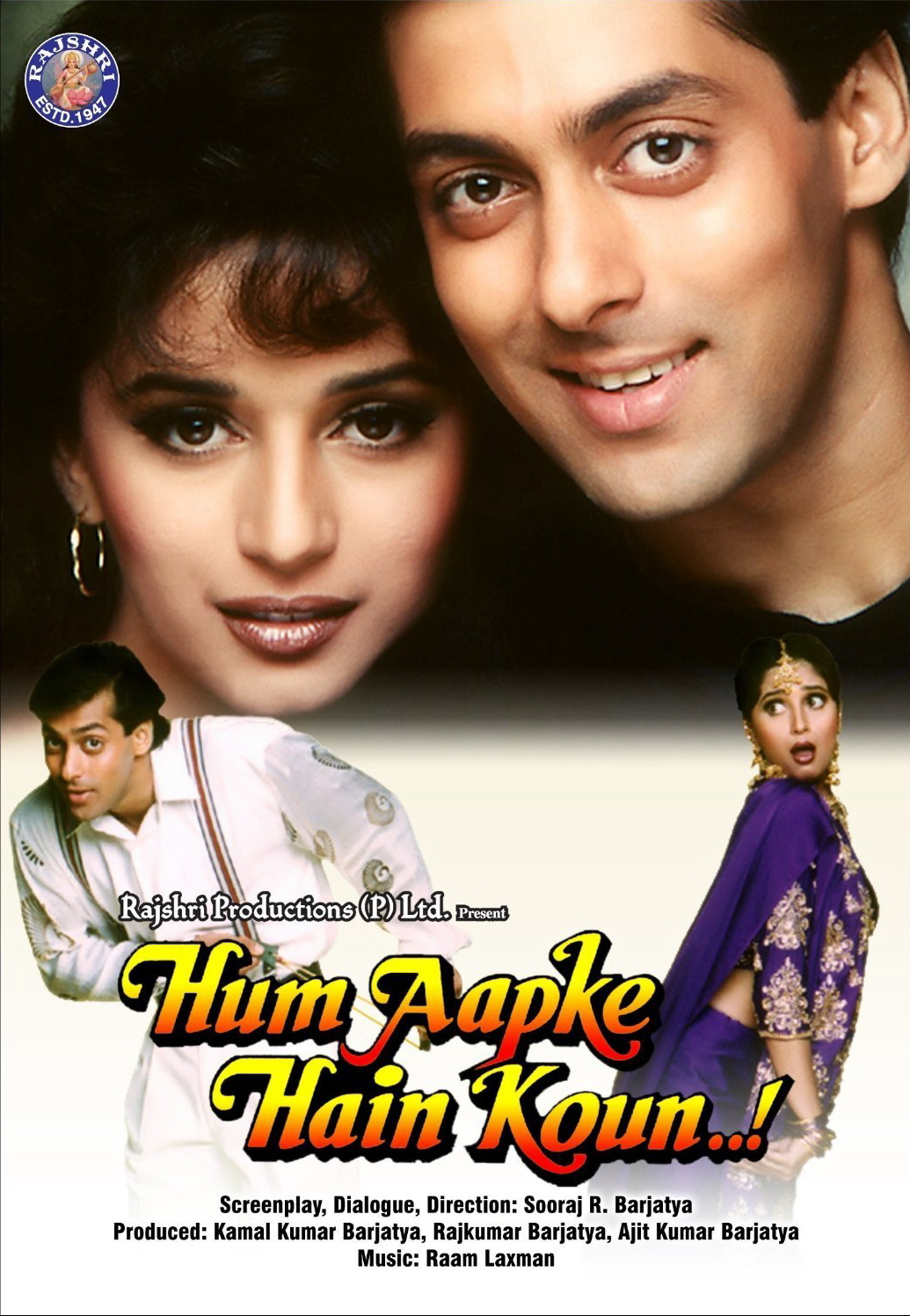 Poster Phim Em là gì của anh (Hum Aapke Hain Koun)