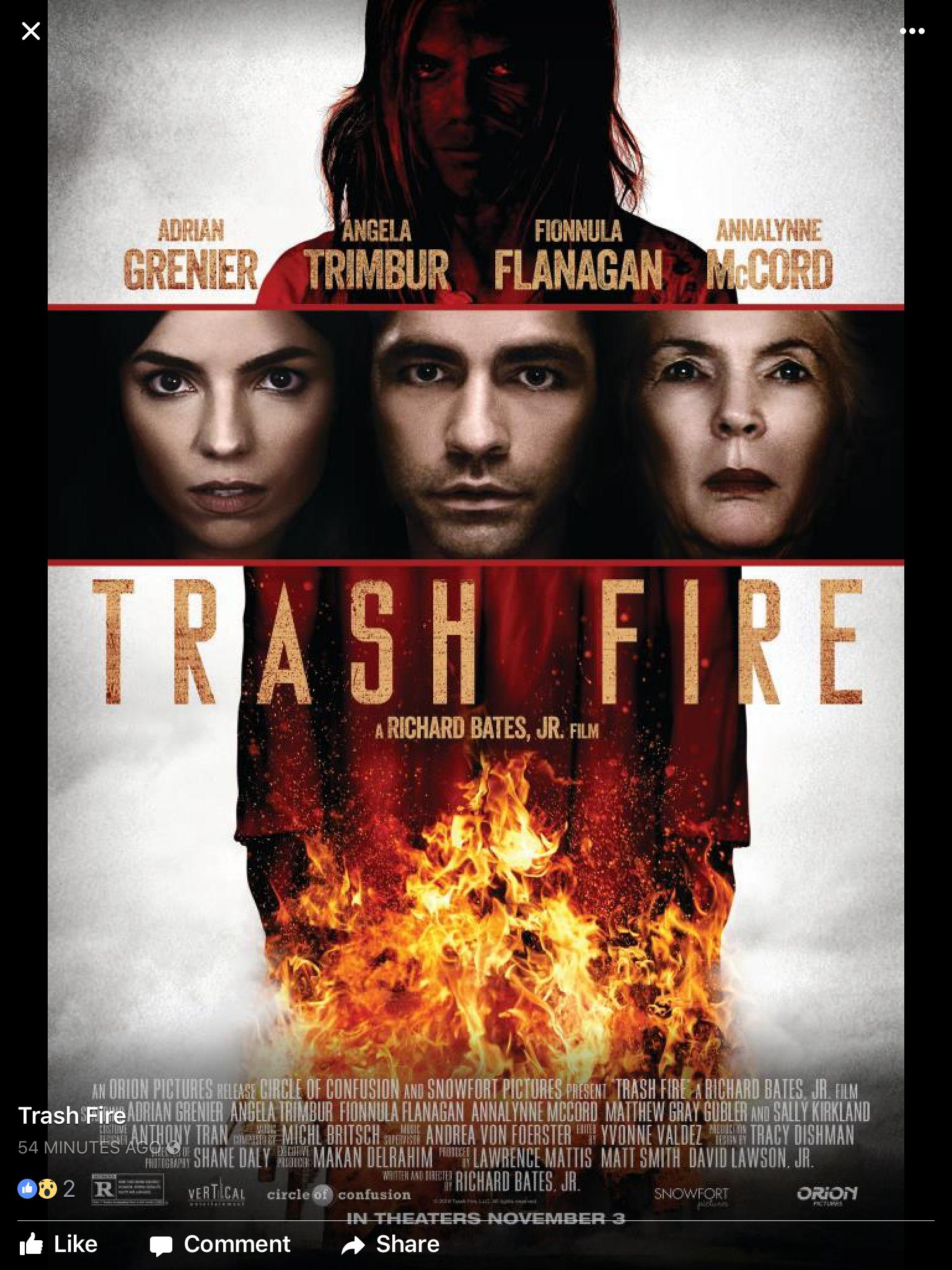 Poster Phim Hỏa Tâm Địa (Trash Fire)