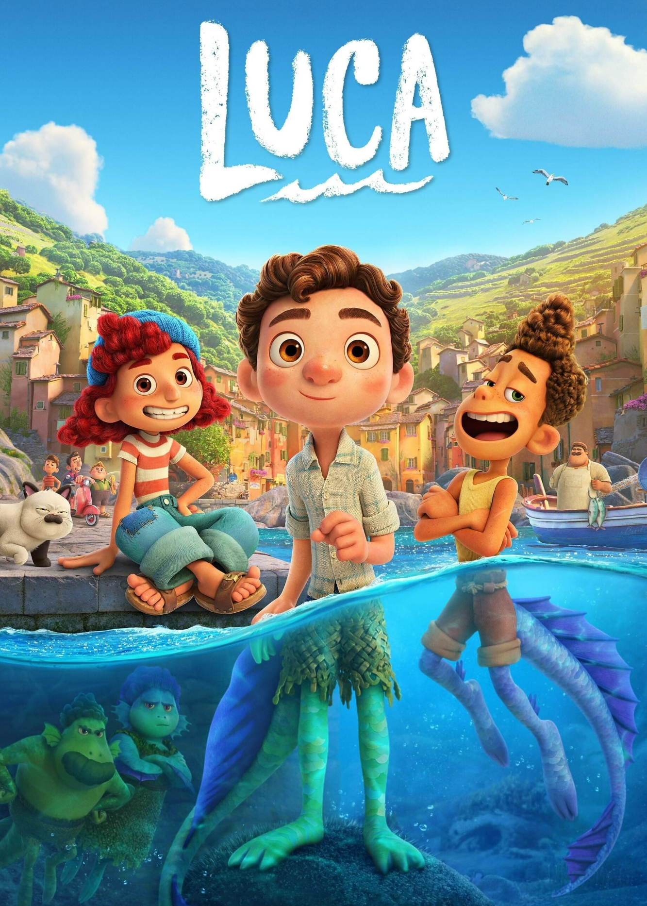 Poster Phim Mùa Hè Của Luca (Luca)