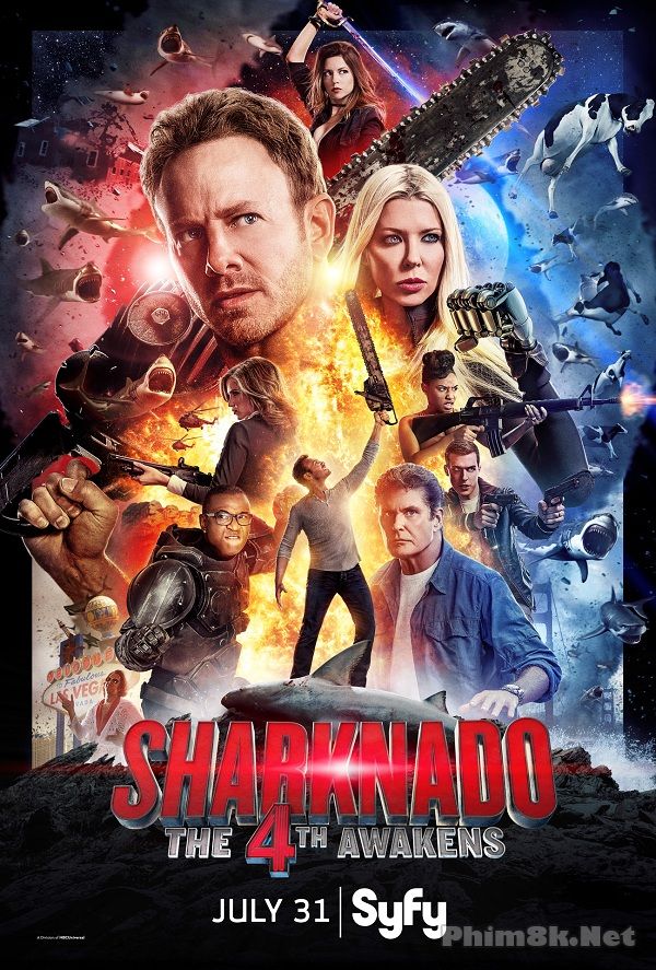 Xem Phim Cá Mập Cuồng Loạn 4 (Sharknado 4: The 4th Awakens)