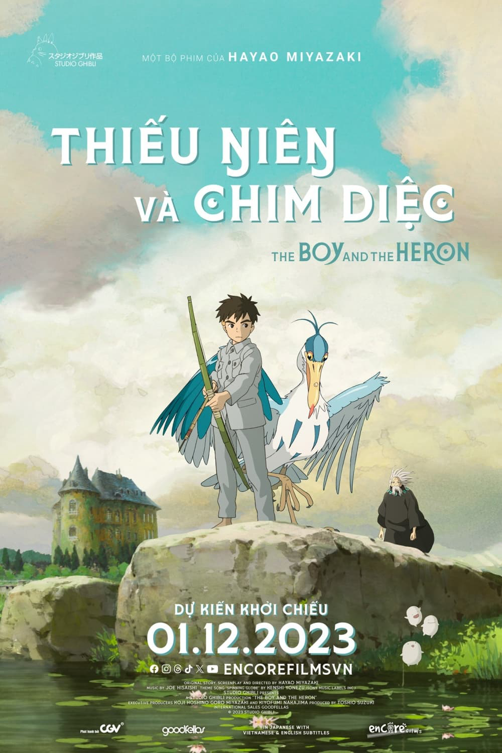 Xem Phim Thiếu Niên Và Chim Diệc (The Boy and the Heron)