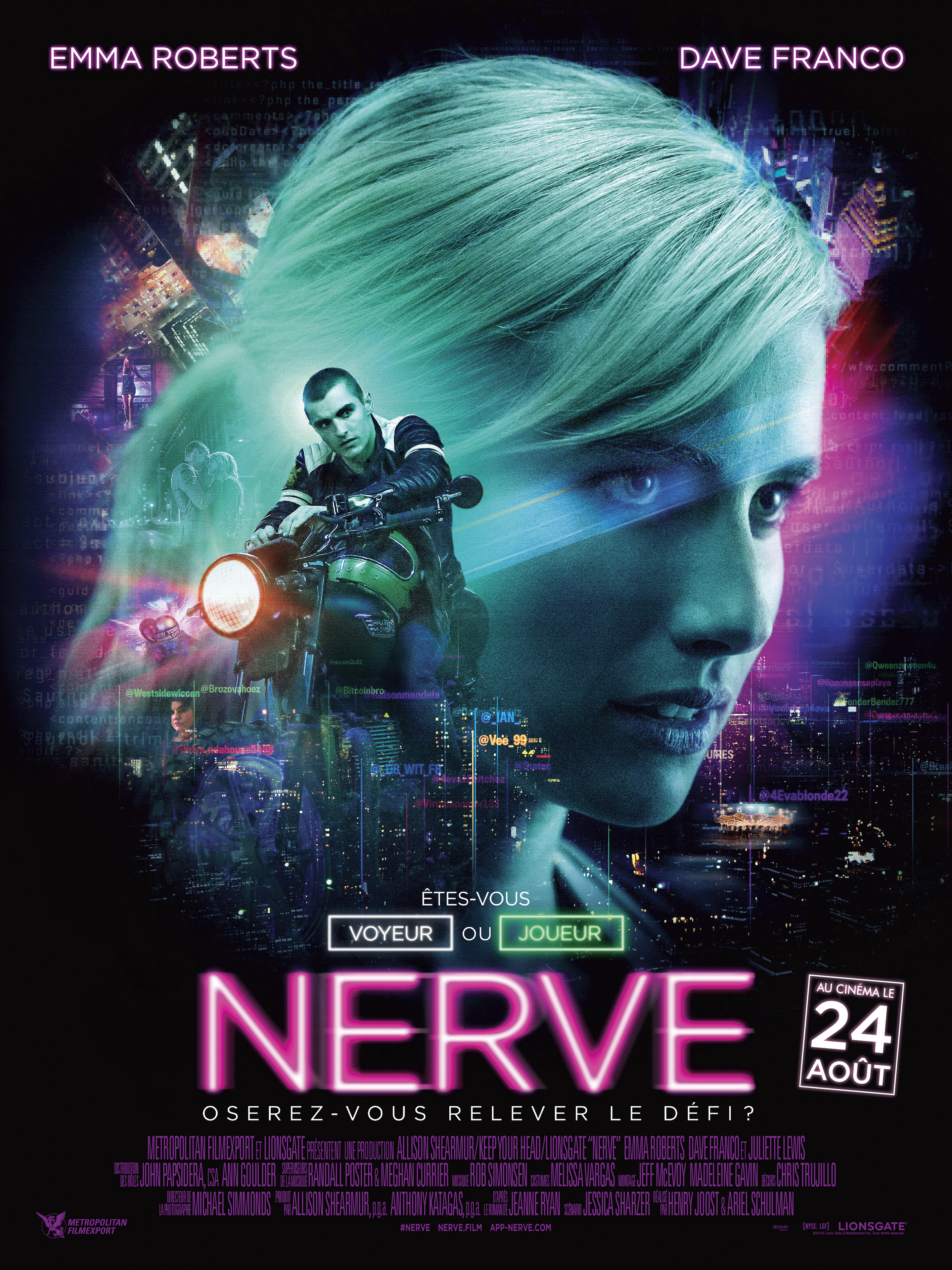 Poster Phim Trò Chơi Đoạt Mạng (Nerve)